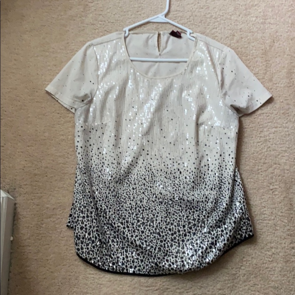 Ombré Sequin Blouse